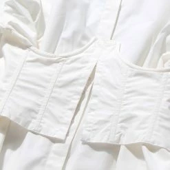 Jessica Bara Aubrey Long Sleeve Corset Shirt Dress Reve Doll Essentials