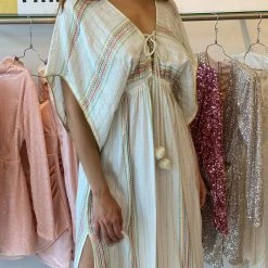 Summer Lovin' America And Beyond Short Sleeve Striped Kimono