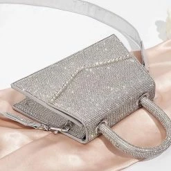 Influencer Style Jessica Bara Tana Diamond Rhinestone Mini Bag