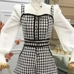 Jessica Bara Heidi Houndstooth Three Piece Set