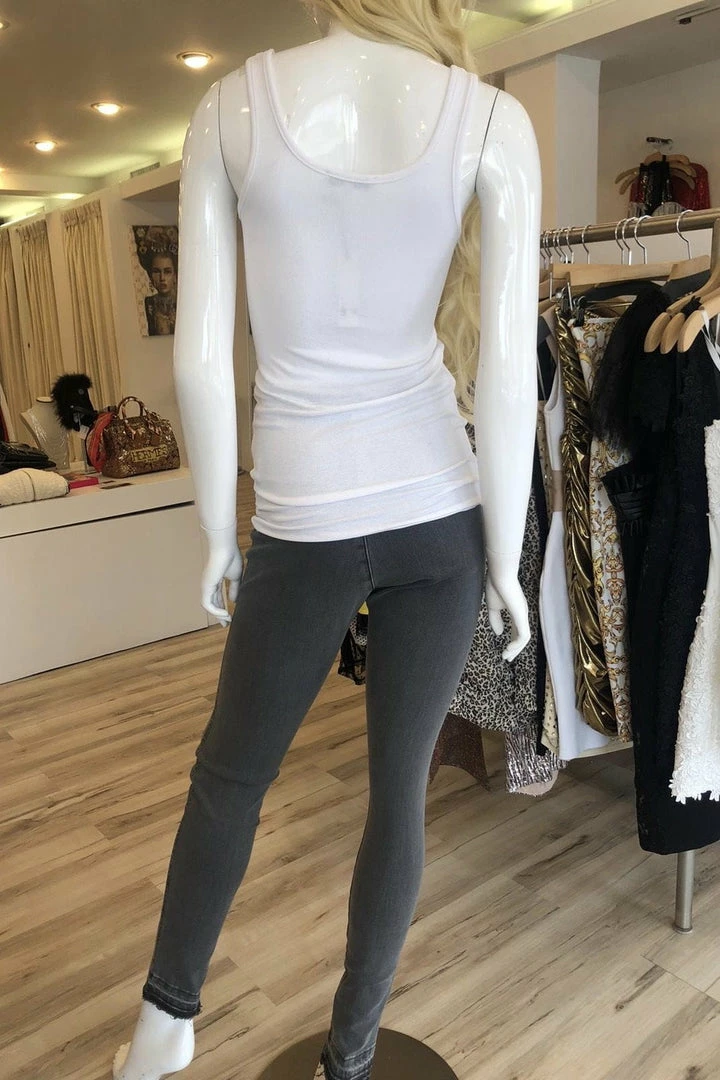 Jessica Bara Vanessa Scoop Neck Tank Top Reve Doll Essentials