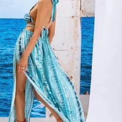 ReveBoutique Summer Lovin' Jessica Bara Amiri Halter Cut Out Maxi Dress