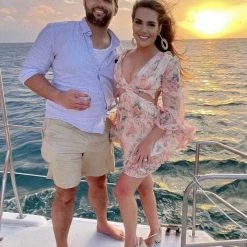 Jessica Bara Dawn Long Sleeve Print Mini Dress