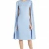 Jessica Bara Baker Split Sleeves Midi Dress