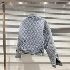 The Denim Destination Jessica Bara Dalton Denim Bomber And Skirt Two Piece Set