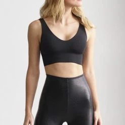 Influencer Style Commando Faux Leather Biker Shorts