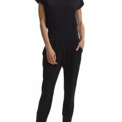 Reve Doll Essentials Commando Butter Relaxed Tee Jumpsuit