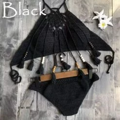 Jenna Jenovich Jessica Bara Ofelia Crochet Bikini Set