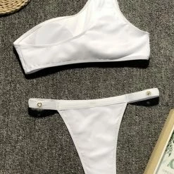 Jessica Bara Quinn One Shoulder Bikini Set