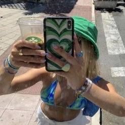 Jessica Bara Palmer Printed Bikini Top And Skirt Two Piece Set