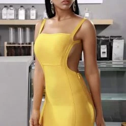 Jessica Bara Alivia Backless Bandage Mini Dress Summer Lovin'