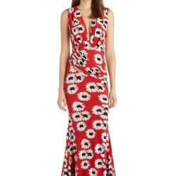 The Event Shop Jessica Bara Donnah V Neck Draped Gown