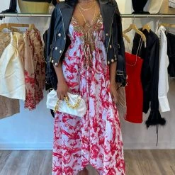 Kareena Amalfi Halter Neck Embellished Maxi Dress Summer Lovin'