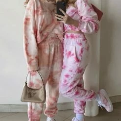 Jessica Bara Jay Tie Dye High Waisted Jogger Reve Doll Essentials