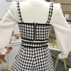 Jessica Bara Heidi Houndstooth Three Piece Set
