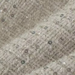 Jessica Bara Nakita Fur And Sequin Coat