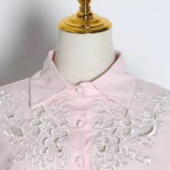 Jessica Bara Leia Embroidered Top And Short Two Piece Set Summer Lovin'