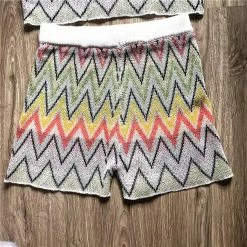 Influencer Style Jessica Bara Ezra Knit Top And Short Two Piece Set