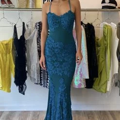 Jessica Bara Marianne Lace Backless Bodycon Gown The Event Shop