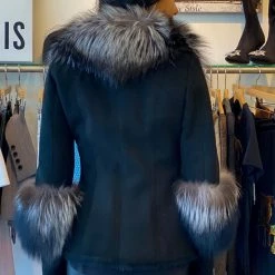 Luigi Long Sleeve Fur Jacket