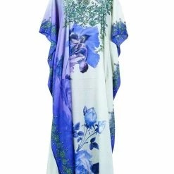 Colors Of Fashion Floral Kaftan Maxi Dress