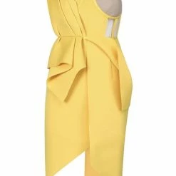 Summer Lovin' Jessica Bara Carlotta One Shoulder Bustier Mini Dress