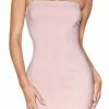 Birthday Suit Jessica Bara Adeline Round Neck Feather Bodycon Dress