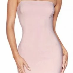 Birthday Suit Jessica Bara Adeline Round Neck Feather Bodycon Dress