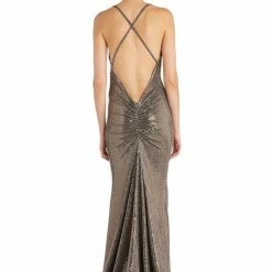 Jessica Bara Liz Sequin Open Back Gown