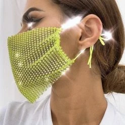 Penelope Protective Rhinestone Face Masks