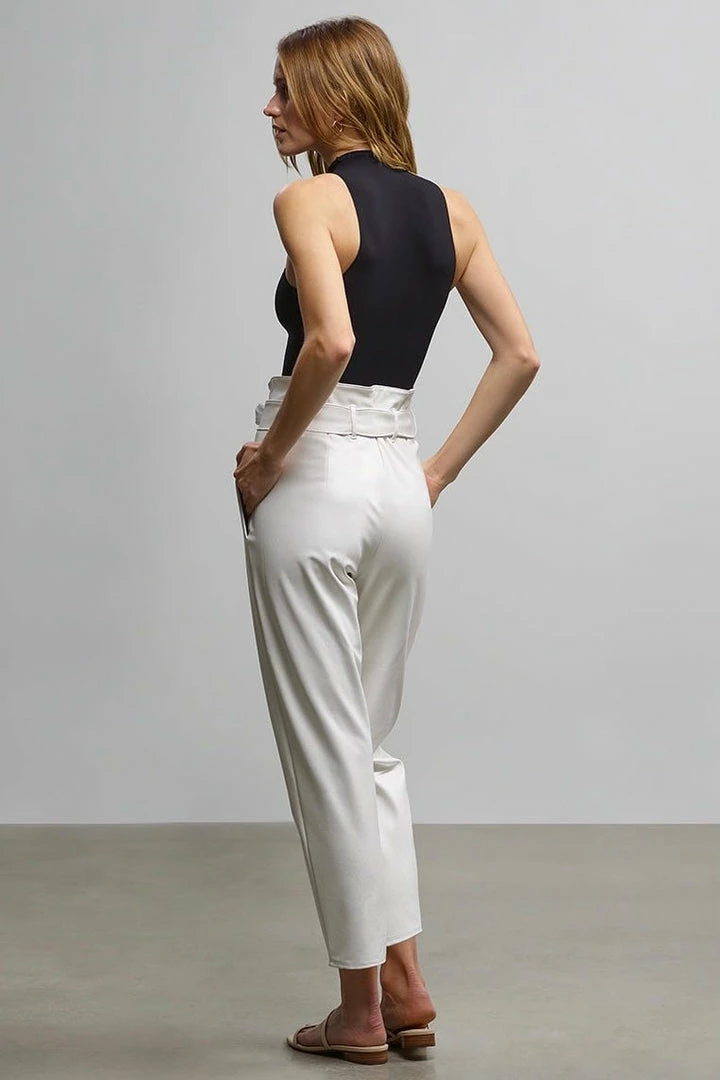 Reve Doll Essentials Commando Faux Leather Paperbag Pants