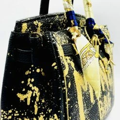 Anca Barbu Handpainted Money Bag Handbag