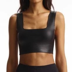 Commando Faux Leather Crop Top
