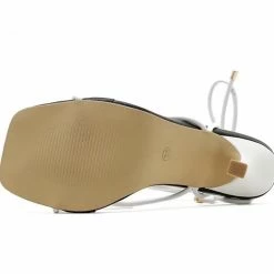 Influencer Style Jessica Bara Michelle Colorblock Strappy Heels