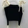 Jessica Bara Zendaya Flared Sleeve Bowknot Top
