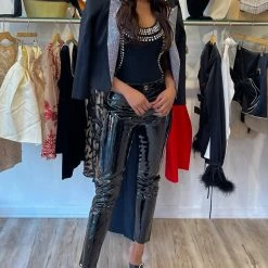 Influencer Style Jessica Bara Valerie Rhinestone Embellished Bodysuit