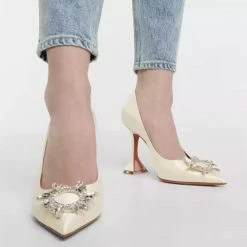 Jessica Bara Kimberly Rhinestone Patent Leather Heels Reve Doll Essentials