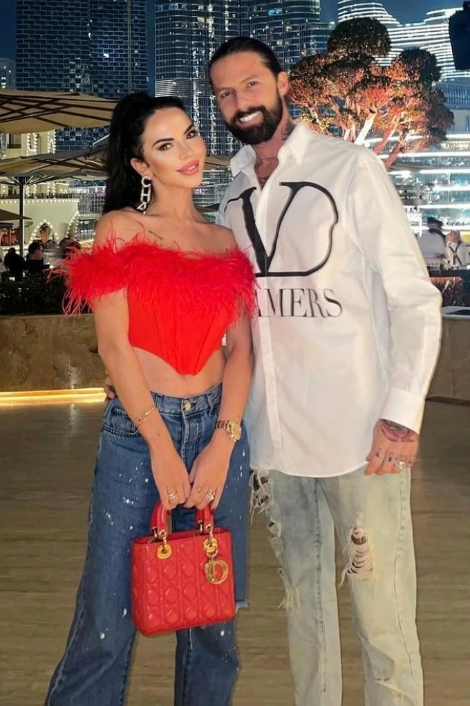 Jessica Bara Kiley Off The Shoulder Feather Corset Top Influencer Style