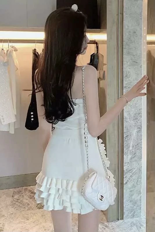 Summer Lovin' Jessica Bara Tabby Strapless Top And Ruffle Skirt Two Piece Set