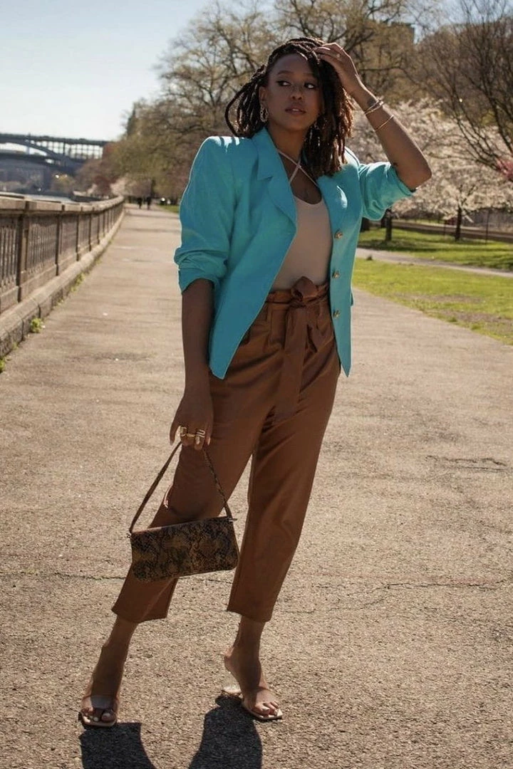 Reve Doll Essentials Commando Faux Leather Paperbag Pants