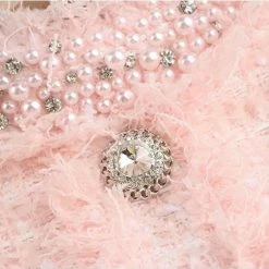 Jessica Bara Lolette Rhinestone Tweed Mini Dress