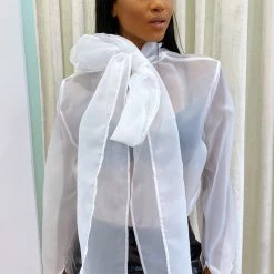 Endless Rose Sarai Long Sleeve Bow Tie Blouse Reve Doll Essentials