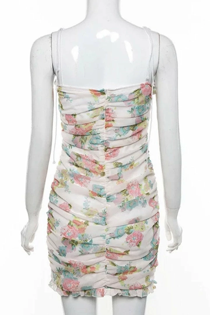 Jessica Bara Regina Floral Bodycon Mini Dress Summer Lovin'