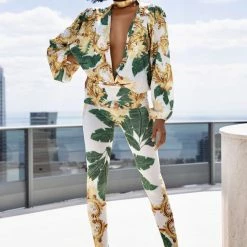 Cioccolato Eliya Jungle Baroco Print Two Piece Set Summer Lovin'