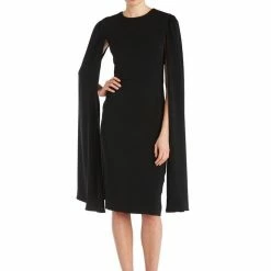 Jessica Bara Baker Split Sleeves Midi Dress