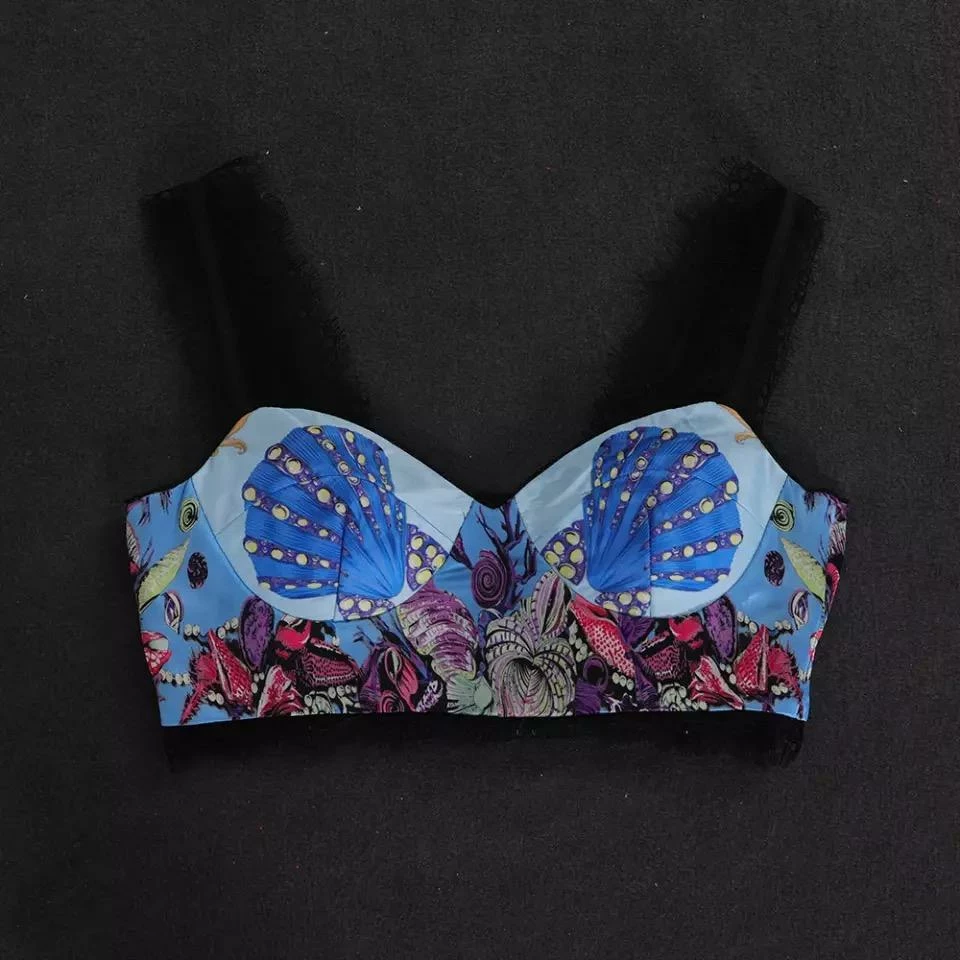 Jessica Bara Preston Starfish Crop Top And Pleated Maxi Skirt Two Piece Set Summer Lovin'