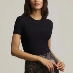 Reve Doll Essentials Commando Butter Short Sleeve Crewneck Bodysuit