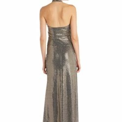 Jessica Bara Mika Halter Neck Sequin Gown The Event Shop