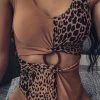 Jessica Bara Tayah Leopard Print Swimsuit