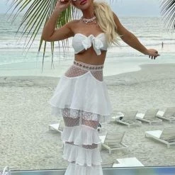 Jessica Bara Paityn Two Piece Ruffle Set